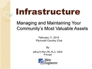 Managing and Maintaining Your Community’s Assets